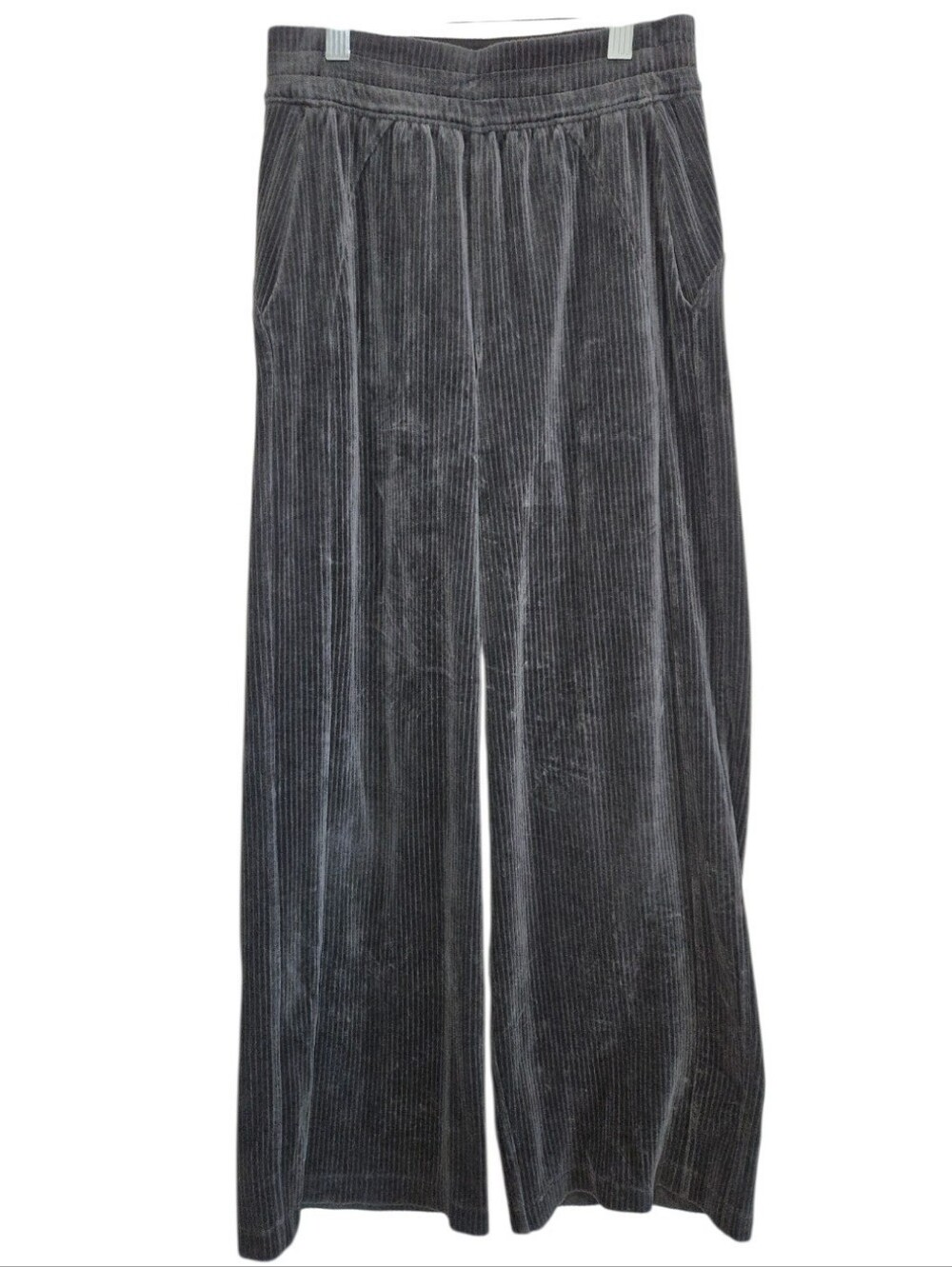 Lululemon Athletica Scuba Mid Rise Wide Leg Pant Velvet Cord Ribbed Size 0
